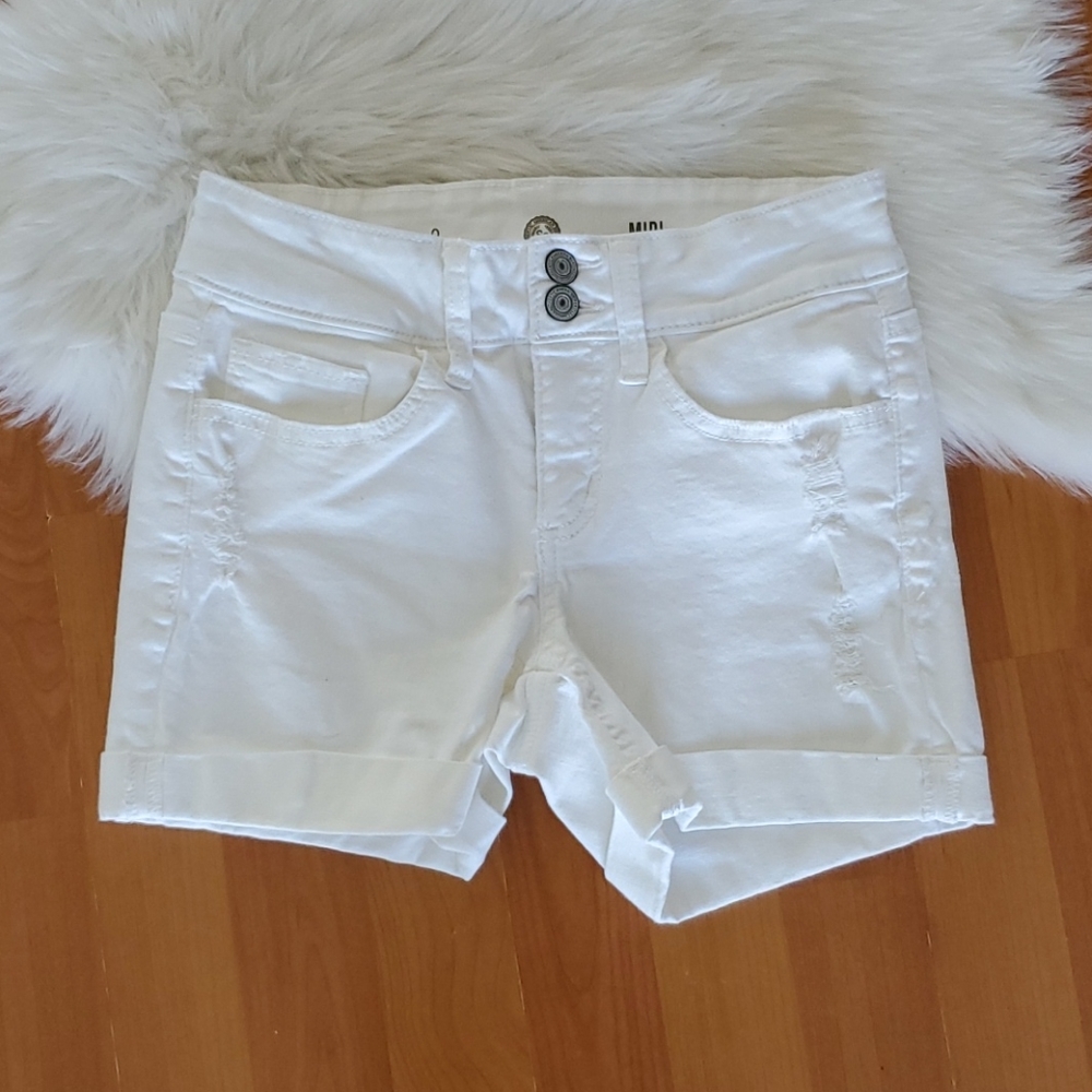 SO American Heritage white midi shorts sz 3